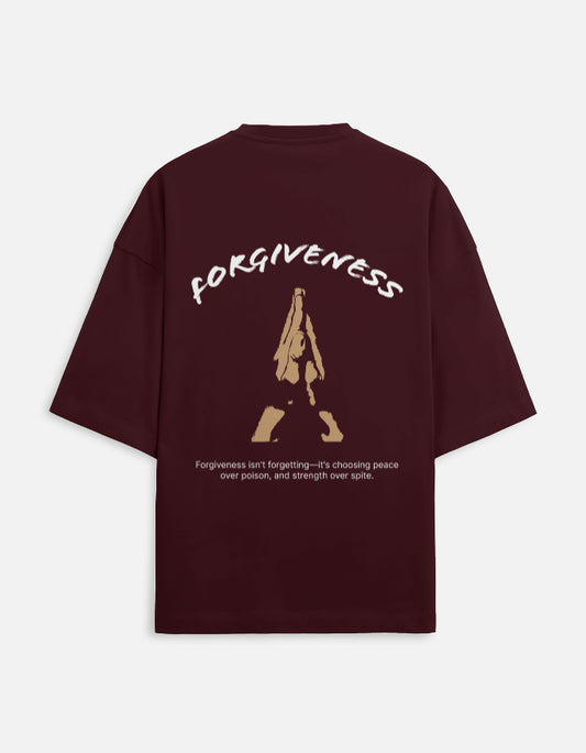 Forgiveness Quote Premium Oversized T- shirt