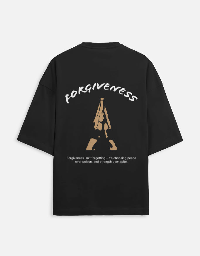 Forgiveness Quote Premium Oversized T- shirt