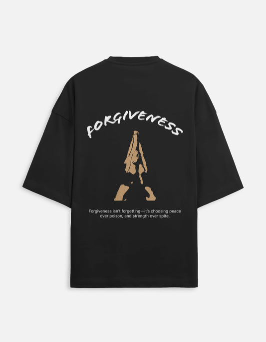 Forgiveness Quote Premium Oversized T- shirt