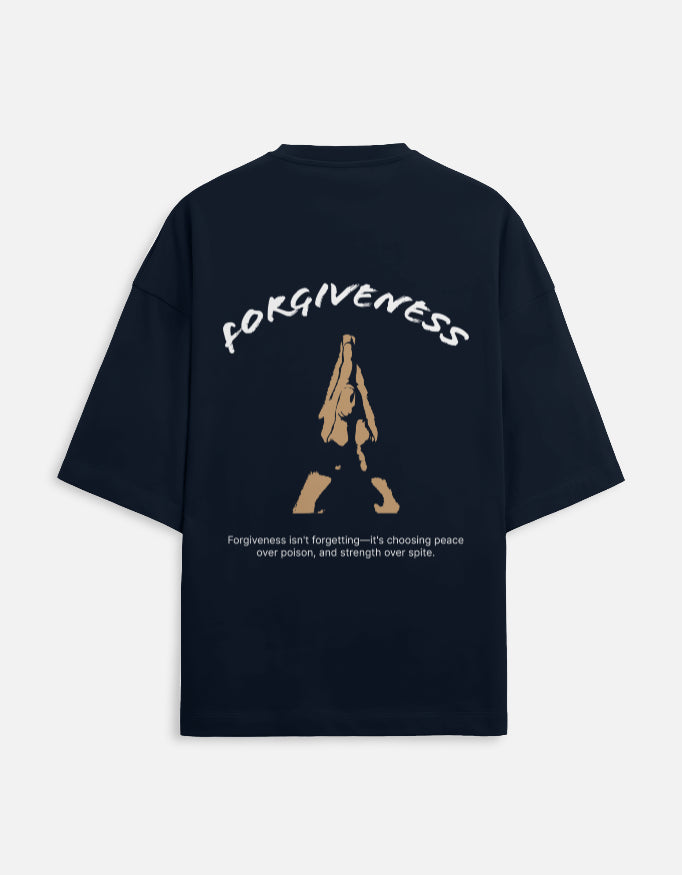 Forgiveness Quote Premium Oversized T- shirt