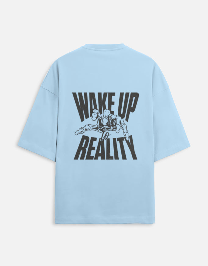 Wake Up to Reality Premium Oversized Streetwear T-Shirt