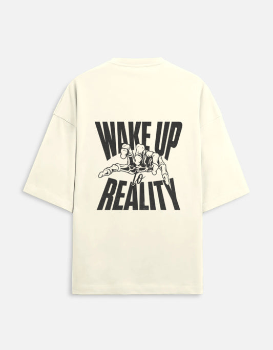 Wake Up to Reality Premium Oversized Streetwear T-Shirt
